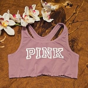 PINK Victoria's Secret Lavender Sports Bra NWOT